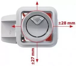 Арматура Alca Plast с двойной кнопкой боковая SA08 1/2&quot; CHROM